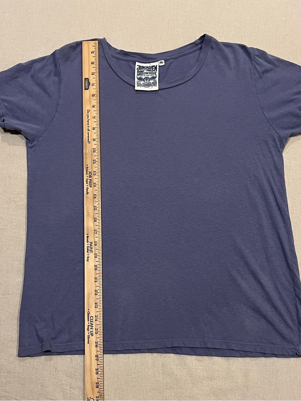 Jungmaven Hemp Organic Cotton Tee Shirt Purple Made In The USA  XL